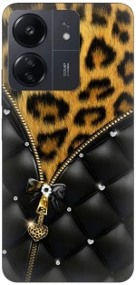 Animal Print Leopard in Silicone Case θήκη για Xiaomi Redmi 13C 5G