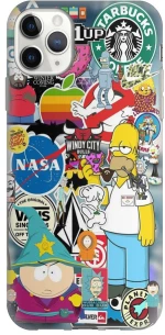 Brands Stickers Θήκη για iPhone 11 Pro