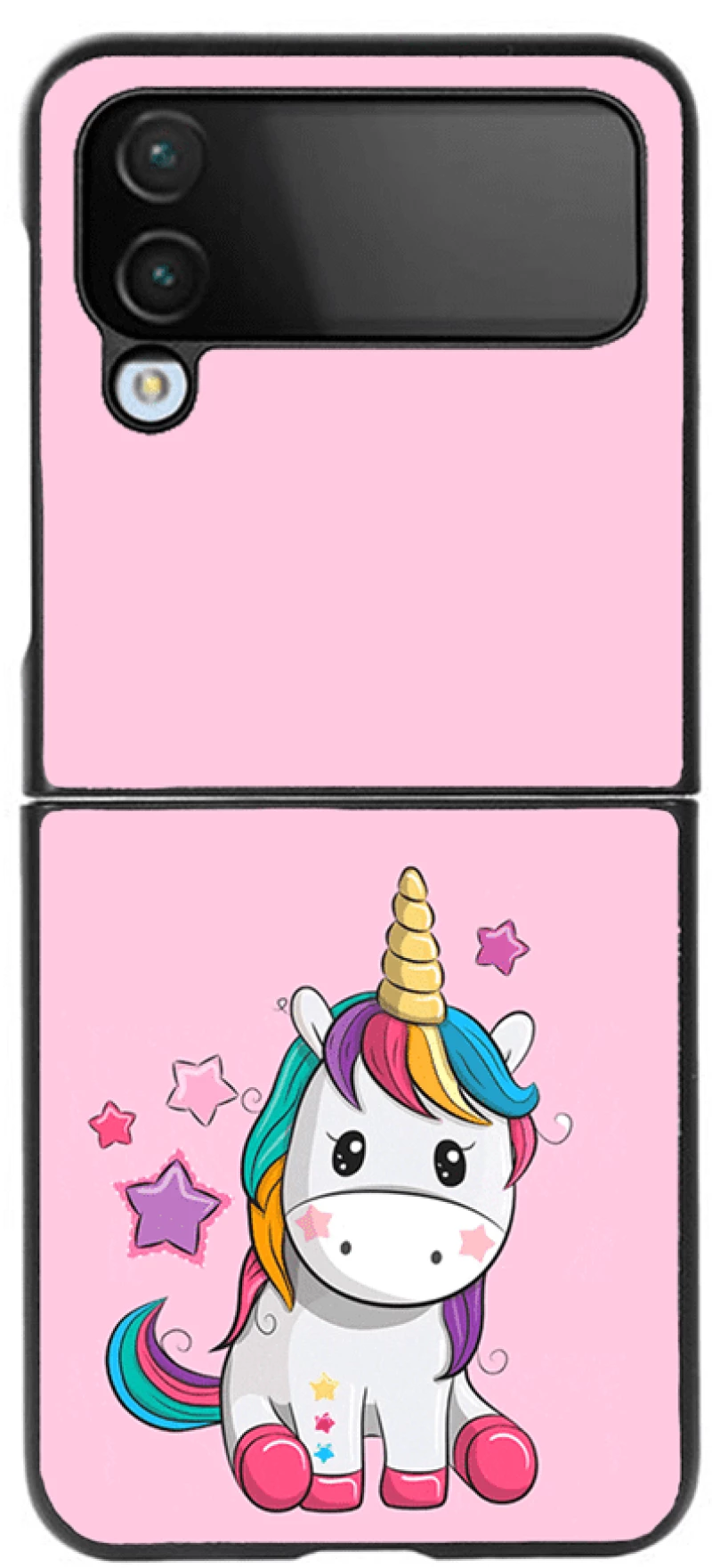 Premium Protective Hard Case Baby Unicorn Θήκη για Samsung Galaxy Z FLIP 4 Black