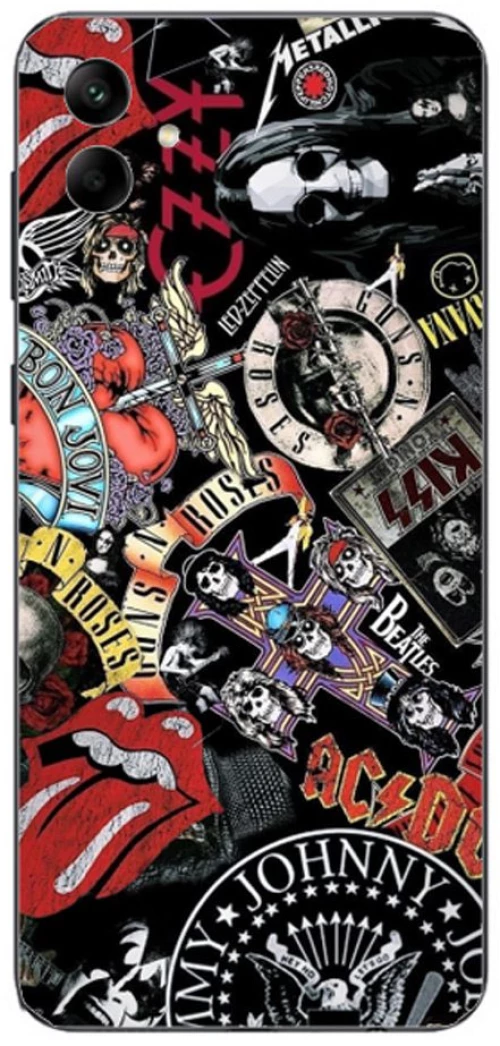 Rock Bands Silicone Case θήκη για Samsung Galaxy A05