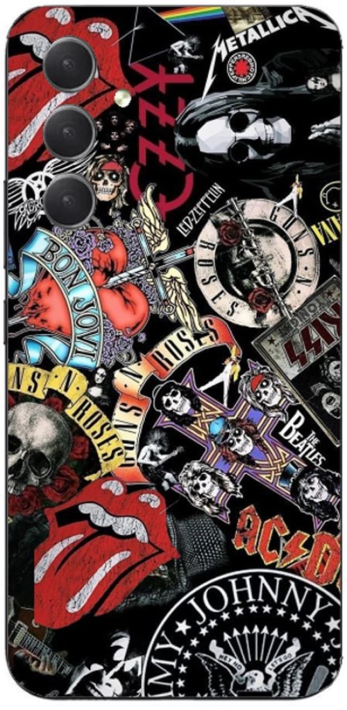 Rock Bands Silicone Case θήκη για Samsung Galaxy S23 FE