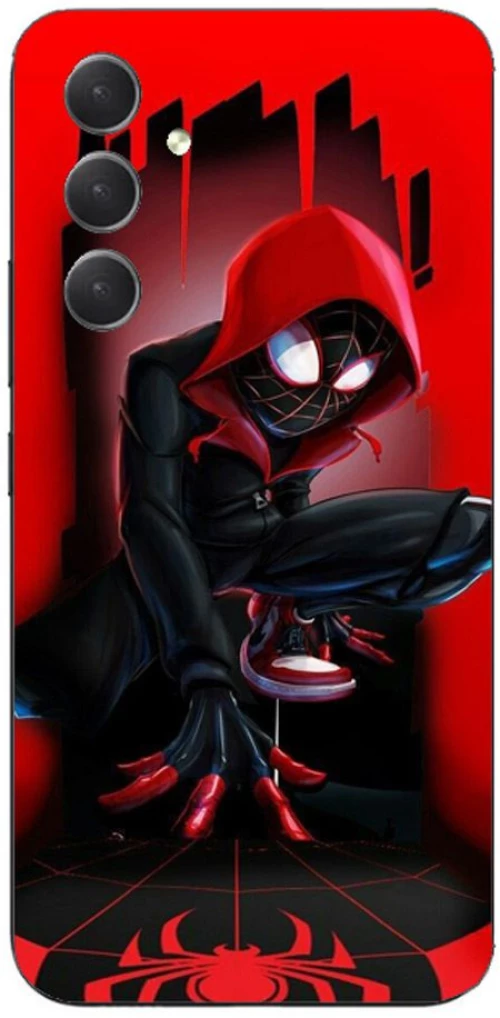 Spiderman Miles Morales Silicone Case θήκη για Samsung Galaxy A05s 4g red