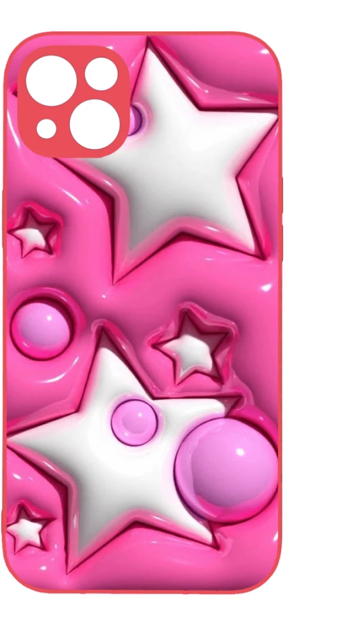 STARS Premium Protective Hard Case hot pink Θήκη για Iphone 13
