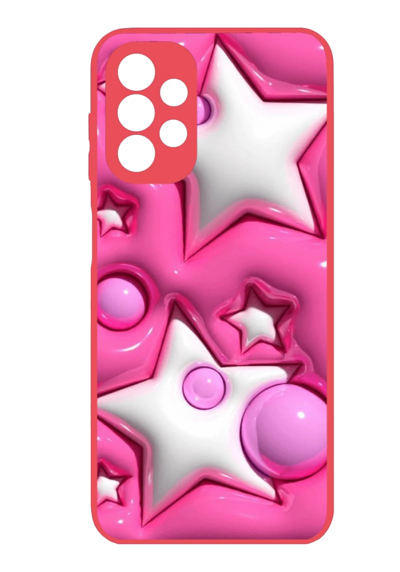 STARS Premium Protective Hard Case hot pink Θήκη για Samsung Galaxy A33 5G