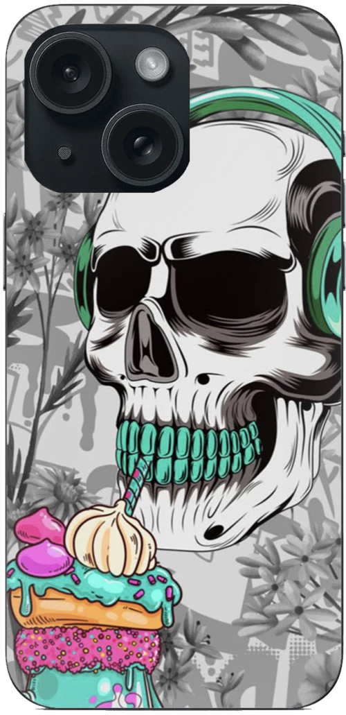 SKULL Desing 1 Case Θήκη για iPhone 15