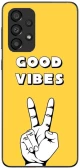 YELLOW GOOD VIBES Silicone Case θήκη για Samsung Galaxy A52s / A52 5G / A52 4G