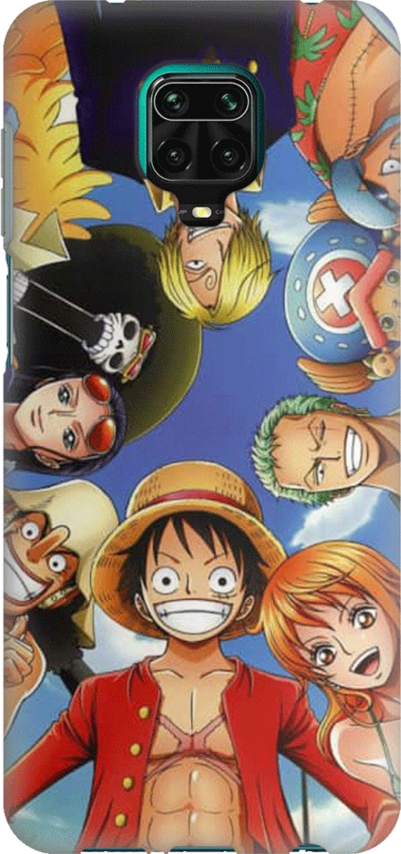 MONKEY D.LUFFY Silicone Case θήκη για Xiaomi Redmi Note 9S / 9 Pro / 9 Pro Max