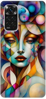 WOMAN ON CANVAS Silicone case Θήκη για Xiaomi Redmi Note 11/11S