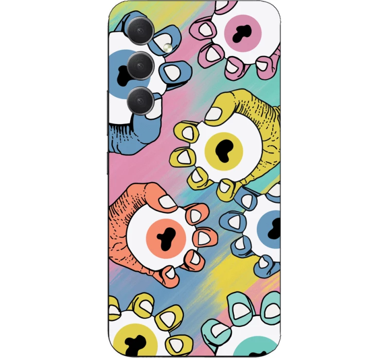 Colored Eyes Silicone Case θήκη για Samsung Galaxy A14 5g