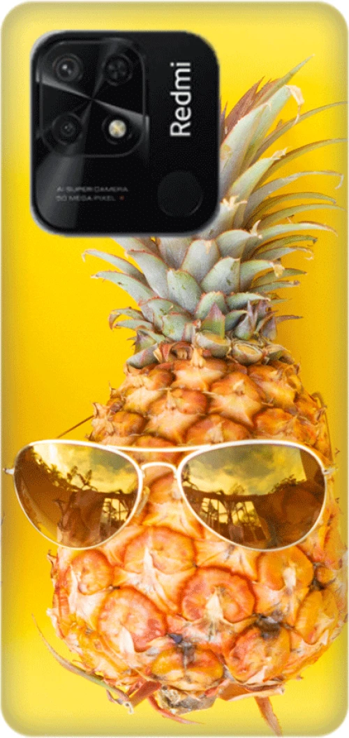 PINEAPPLE Silicone case Θήκη για Xiaomi Redmi 10C