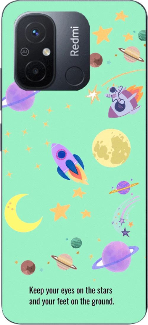 PLANETS Silicone case Θήκη για Xiaomi Redmi 12C