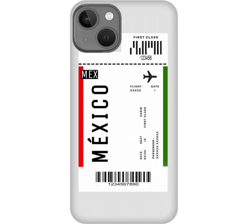 Travel To Mexico Silicone Διαφανη Θήκη για Iphone 13