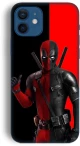 wade wilson Silicone case Θήκη για iPhone 12 red-black