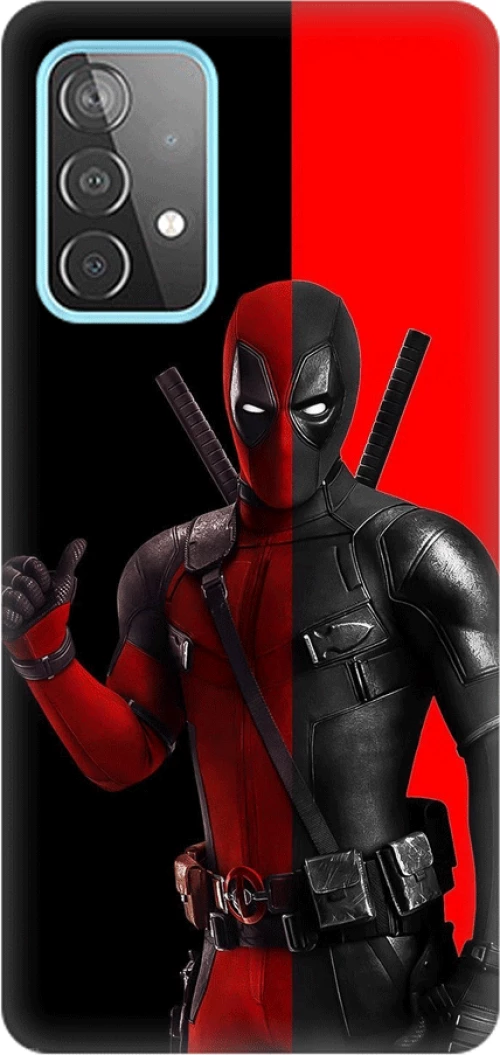 wade wilson Silicone case Θήκη για Samsung Galaxy A33 5G red black