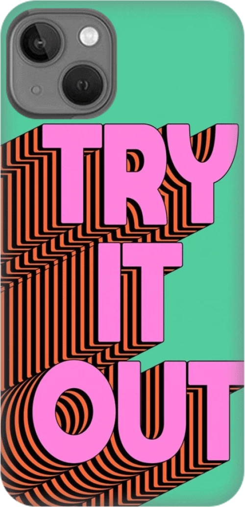 Try it out Silicone case Θήκη για iPhone 13 green