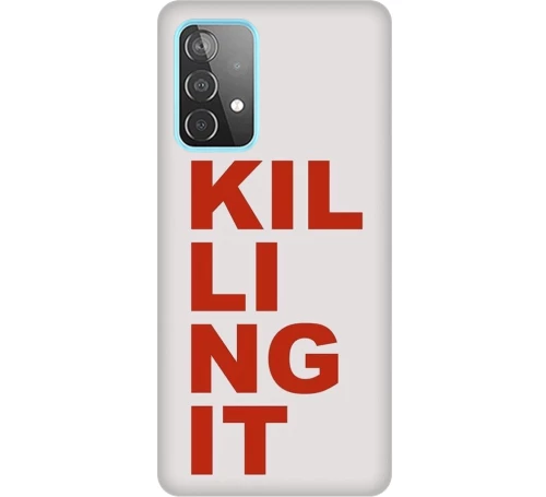 killing it Silicone case Θήκη για Samsung Galaxy A53 red