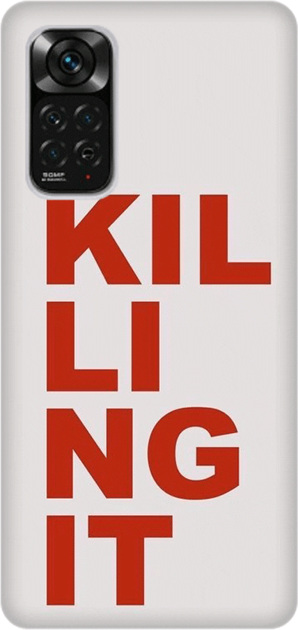 killing it Silicone case Θήκη για Xiaomi Redmi Note 11 Pro / Note 11 Pro 5G red