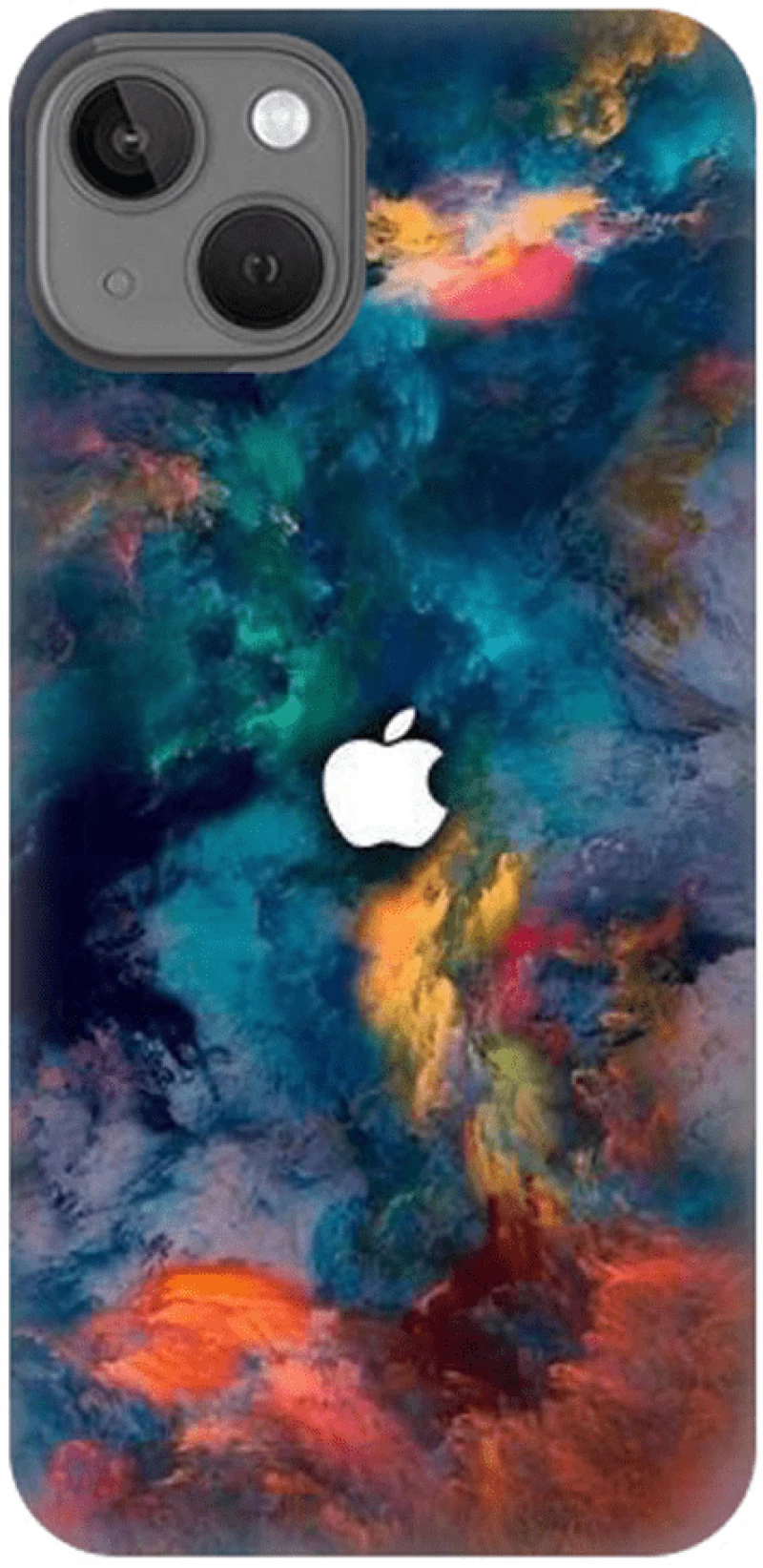 Brush Art 1 Silicone case Θήκη για iPhone 13 mini