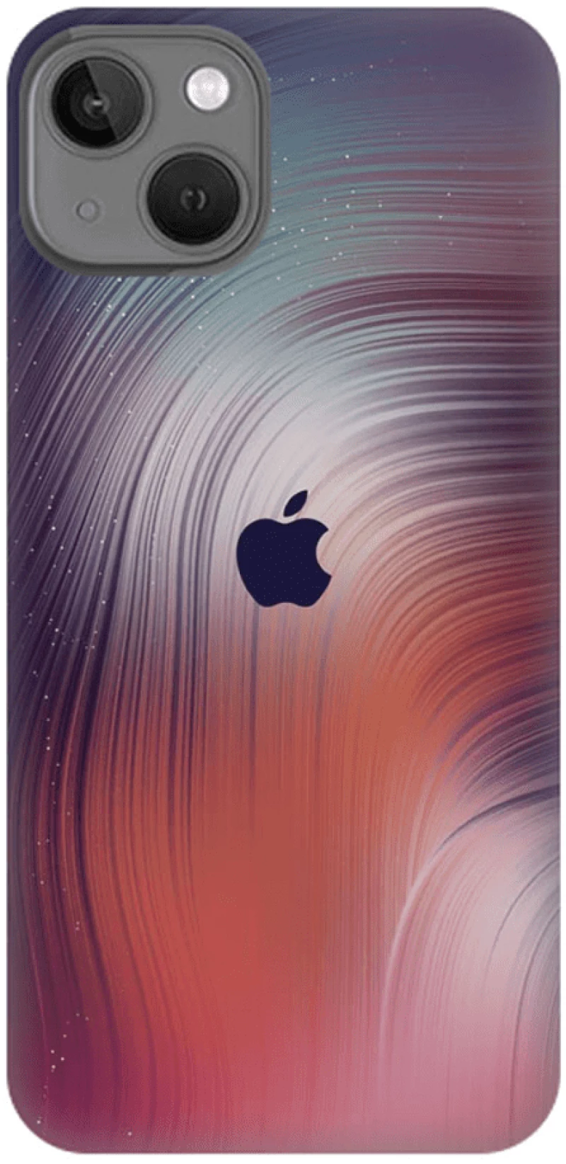 Brush Art Silicone case Θήκη για iPhone 13
