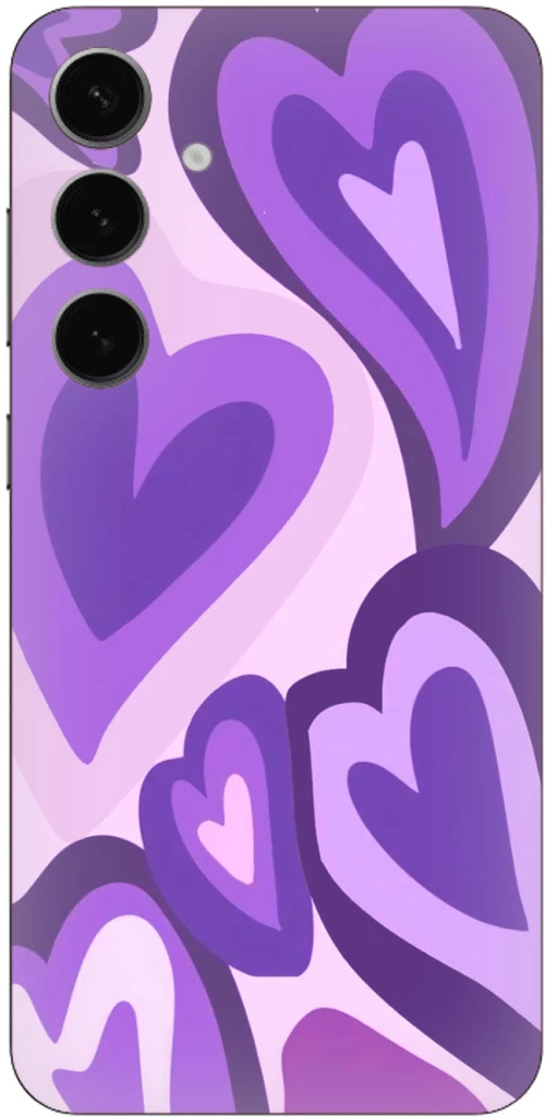 Purple Hearts Θήκη για Samsung Galaxy S24 5G