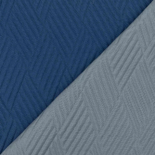 Κουβερλί Μονό (160x240) Diamond Μπλε-Γκρι Borea