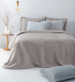 Κουβέρτα Ανοιξιάτικη Μονη (170x260) Zoe Beige Palamaiki