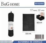 502299 ΠΑΤΑΚΙ ΜΠΑΝΙΟΥ - M0829 - 6C - 50X80CM - BLACK - 20865