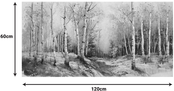 502942 ΠΙΝΑΚΑΣ ΣΕ ΚΑΜΒΑ FORTREE INART 120X3X60ΕΚ