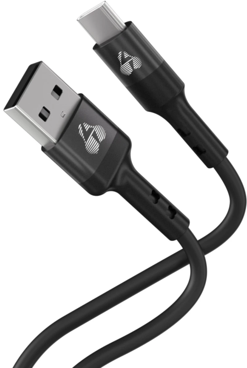 POWERTECH καλώδιο USB-C σε USB PTR-0161  σιλικόνης  60W  480Mbps  1m  μαύρο