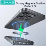 USAMS power bank CD242  magnetic wireless  USB-C έξοδος  10000mAh  20W  γκρι
