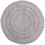 Πατάκι στρογγυλό ( 70cm ) γκρί - -