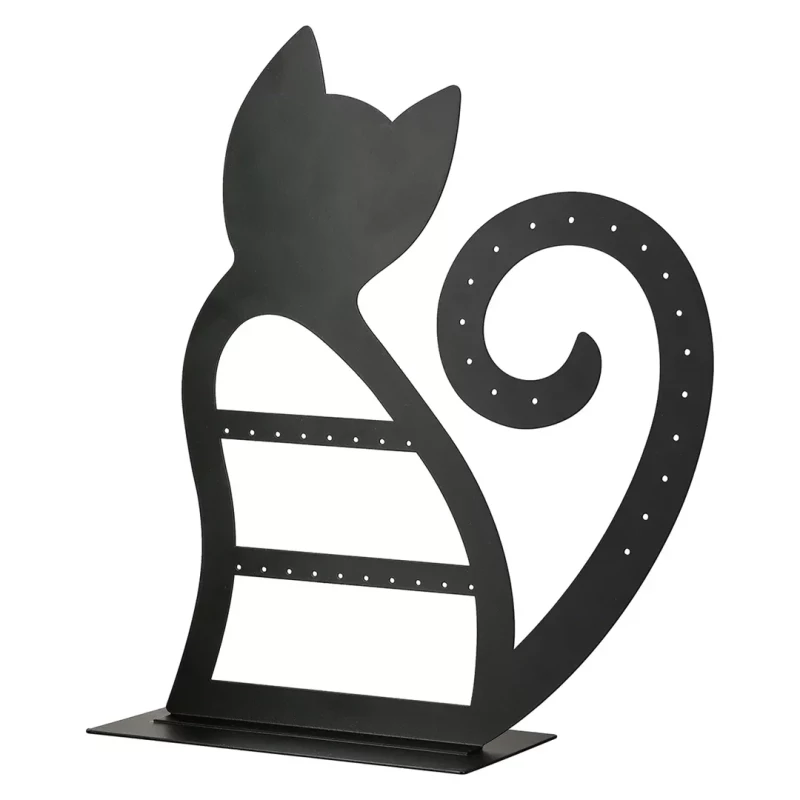 Βάση κοσμήματος Cat Metal Μαύρο 20X9X26Cm 20X9X26Cm - -