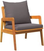 vidaXL Κα Chairs 2 τεμ 59.5x65x71.5 εκ. Μασίφ ξύλο ακακίας