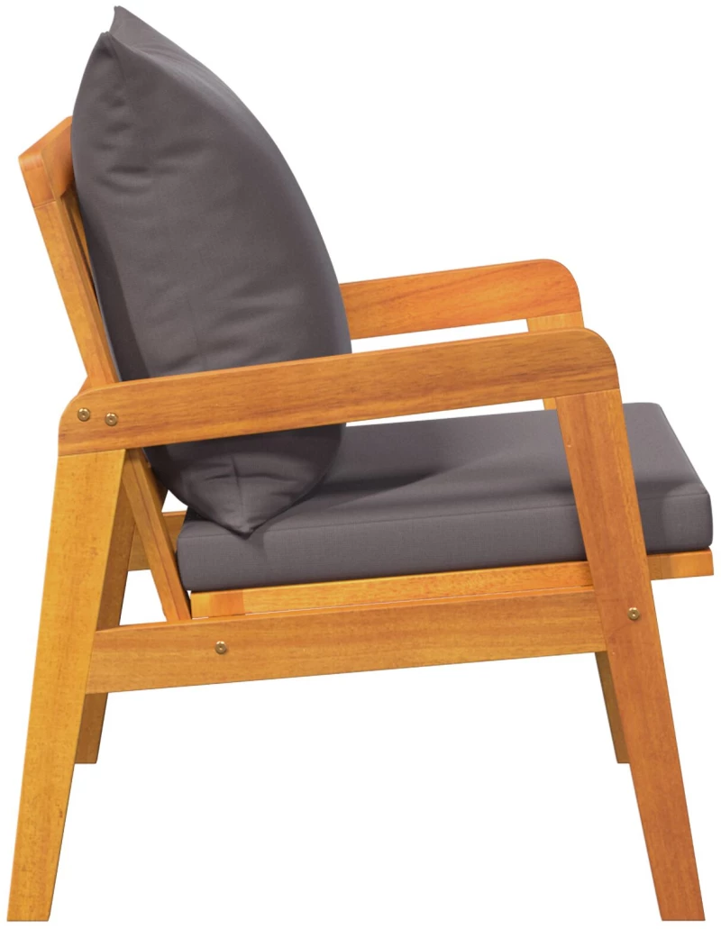 vidaXL Κα Chairs 2 τεμ 59.5x65x71.5 εκ. Μασίφ ξύλο ακακίας