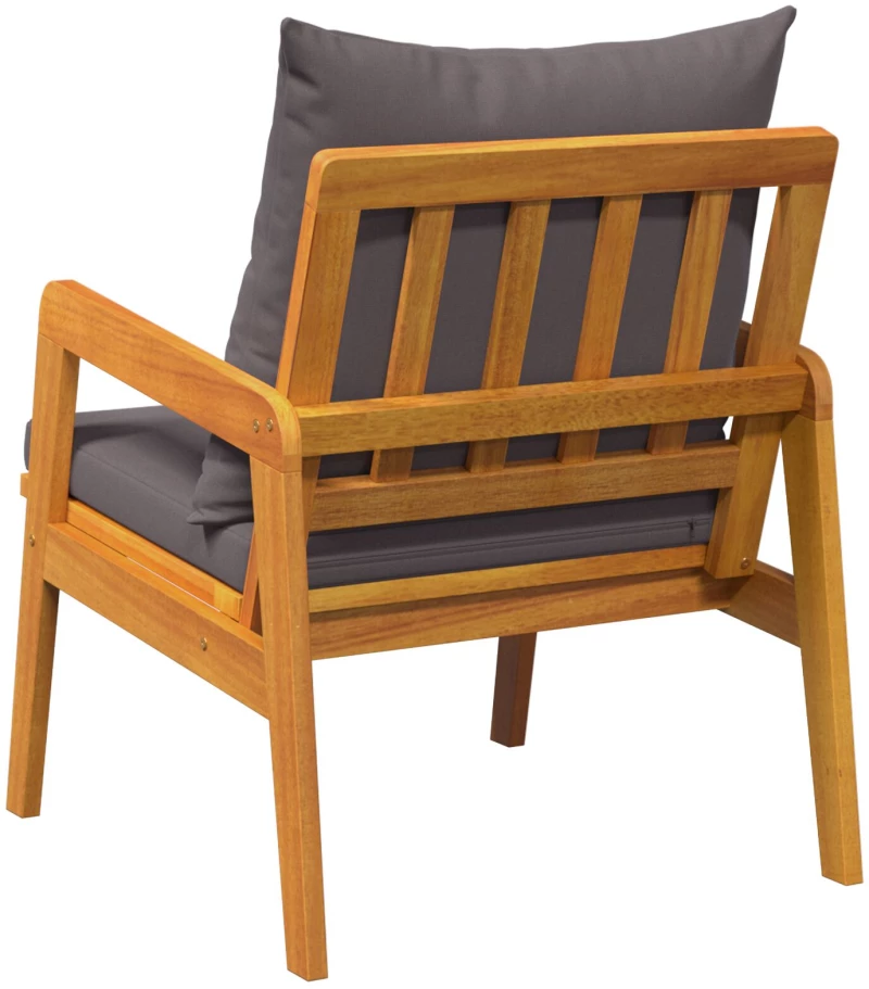 vidaXL Κα Chairs 2 τεμ 59.5x65x71.5 εκ. Μασίφ ξύλο ακακίας
