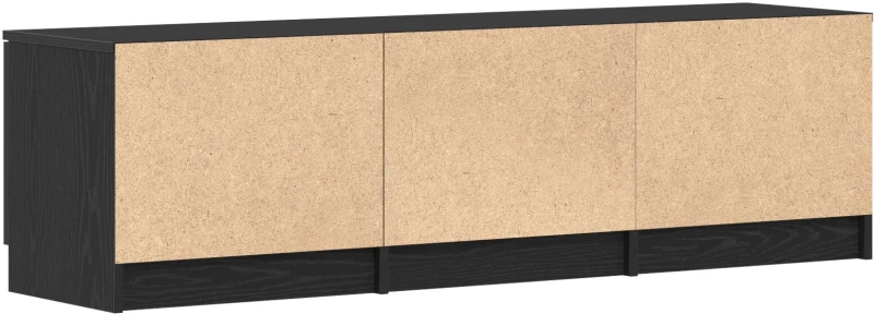 vidaXL Ντουλάπι τηλεόρασης - Μαύρη δρυς - 140x35x40 εκ. - Φτιαγμένο από επεξεργασμένο ξύλο