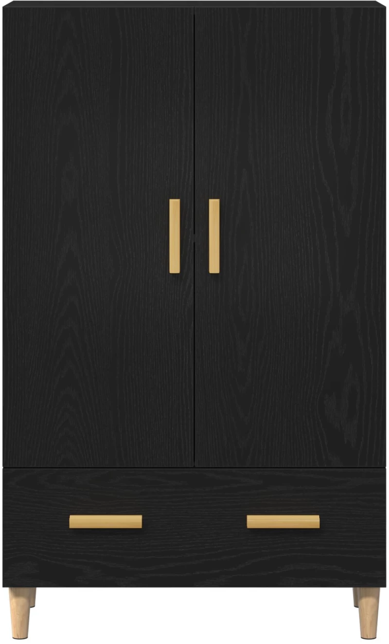vidaXL Υψηλός ντουλάπι σε Μαύρη Δρυς, 70x31x115 εκ, Φτιαγμένο από Επεξεργασμένο Ξύλο