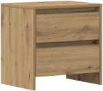 κομοδίνο vidaXL από τεχνητό ξύλο δρυός 45x34x44,5 εκ.