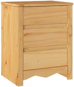 vidaXL Κομοδίνο "DRAMMEN" 45x35x56 εκ. Μασίφ ξύλο πεύκου