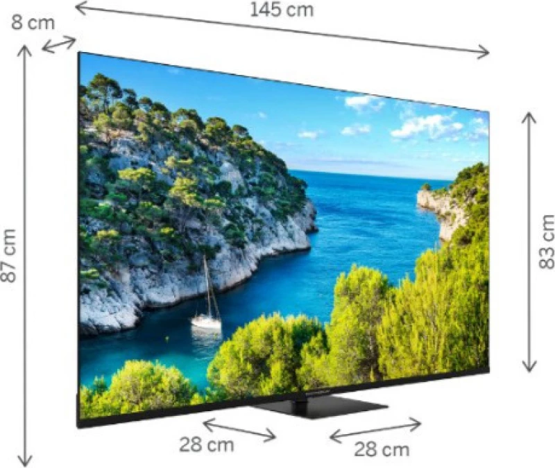 TV Set|THOMSON|65"|4K/Smart|3840x2160|Wireless LAN|Bluetooth|Google TV|Black|65UG5C14