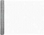 vidaXL Εξάγωνος φράχτης 1.4x25 μ Γαλβανισμένος χάλυβας