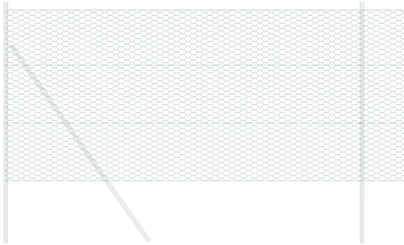 vidaXL Περίφραξη Εξαγώνων Πράσινη 1.2x100 μ Ατσάλι