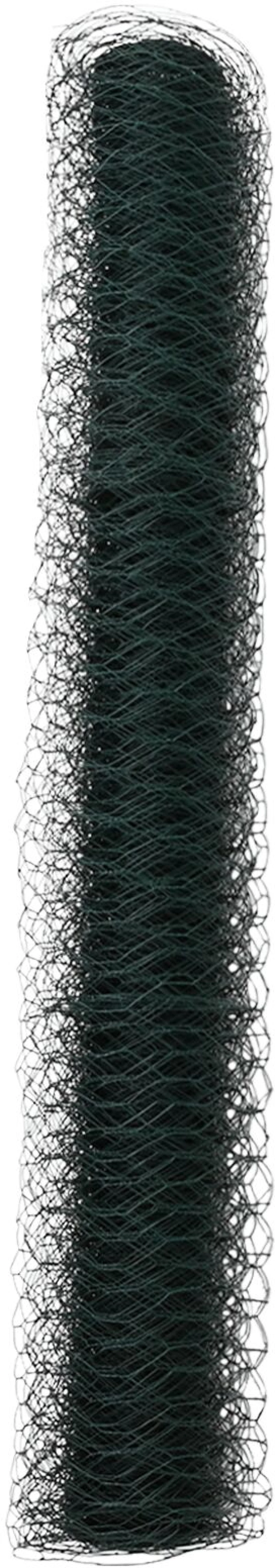 vidaXL Περίφραξη Εξαγώνων Πράσινη 1.2x100 μ Ατσάλι