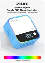 RELIFE σταθμός φόρτισης Q2, 4x USB-C & 4x USB, 120W, GaN, μπλε