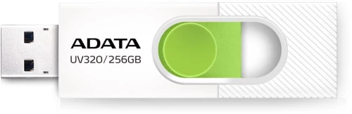 MEMORY DRIVE FLASH USB3 256GB/WHITE AUV320-256G-RWHGN ADATA