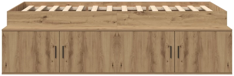 vidaXL Κρεβάτι Αποθήκευσης Ξυλείας Artisan 90x200 εκ