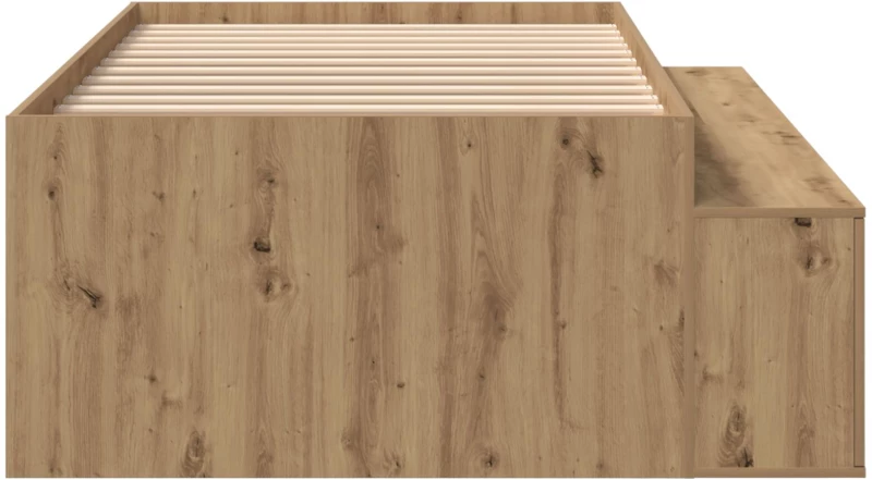 vidaXL Κρεβάτι Αποθήκευσης Ξυλείας Artisan 90x200 εκ