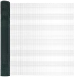 vidaXL Συρματόπλεγμα με 11 U Posts Πράσινο 1.2x25 μ από ατσάλι