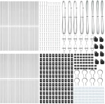 vidaXL Στυλοί περίφραξης 52 pcs Ø32 mm 190 εκ. Γαλβανισμένο Χάλυβα