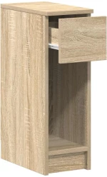 vidaXL Κομοδίνο με συρτάρι Sonoma Δρυς 20x36x60 εκ.